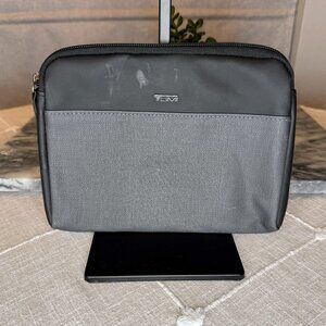 Tumi for Delta Cosmetic Pouch - Grey PVC